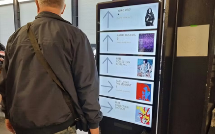 digital signage museum